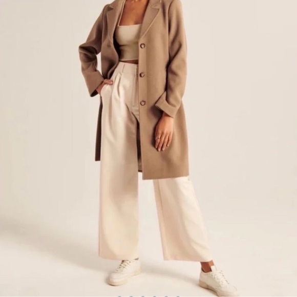 Abercrombie & Fitch Tan Coat - Picture 7 of 10